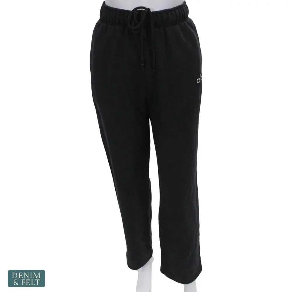 Alo Yoga Accolade Straight Leg Sweatpants Black Minimal Luxe Wide Leg Athleisure